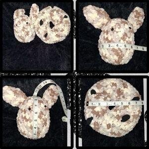 Plush Bunny and Everything Bagel Set